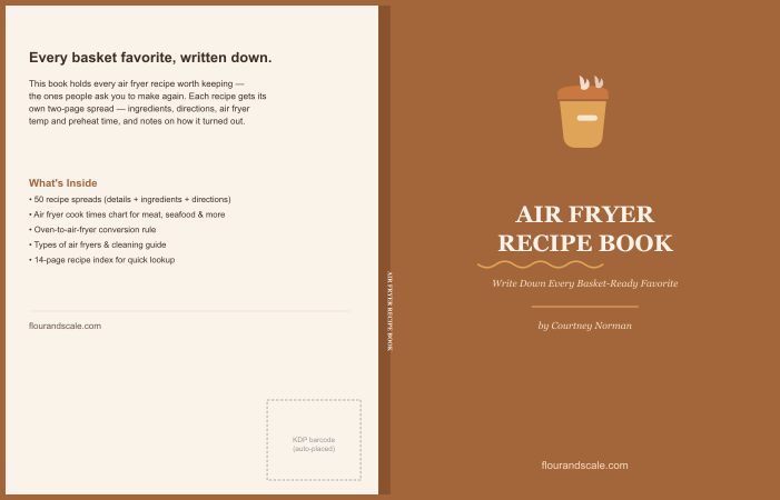 Air Fryer Recipe Book cover
