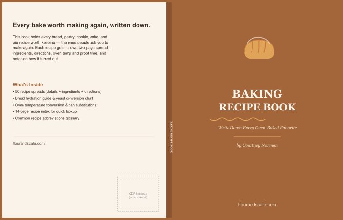 Baking Recipe Book cover