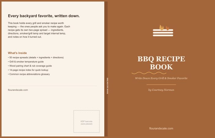 BBQ Recipe Book cover
