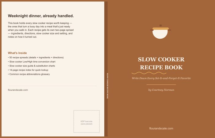 Slow Cooker Recipe Book cover