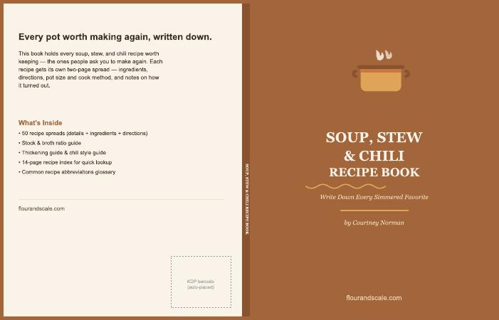 Soup, Stew & Chili Recipe Book cover